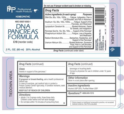 Dna Pancreas Formula (Nspc0020 Dna Pancreas Formula 12 23 25)